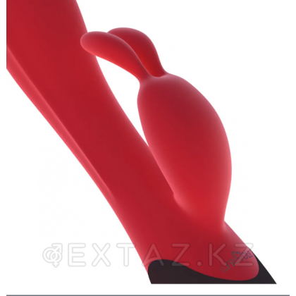 Нагреваемый вибратор кролик Gemini, цвет алый (INFINITE collection) от sex shop Extaz фото 3