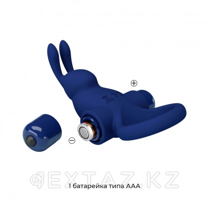 Эрекционное кольцо с вибрацией Blue rabbit от sex shop Extaz фото 7