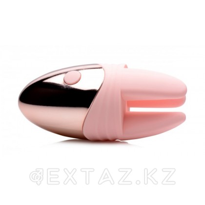 Inmi Vibrassage Caress Vibrating Clit Teaser - клиторальный массажер, 9.1 см Розовый от sex shop Extaz фото 7