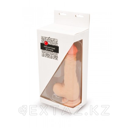 Пикантные штучки - фаллоимитатор с вибрацией, 22х3.5 см Телесный от sex shop Extaz фото 2