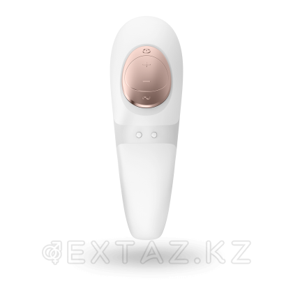 Вибро-вакуумно-волновой стимулятор для пар Satisfyer Pro 4 Couples Белый от sex shop Extaz фото 3