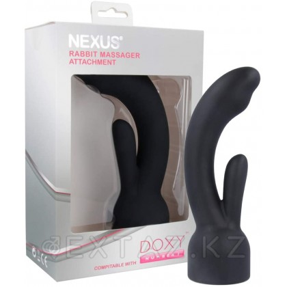 Doxy Number 3 Rabbit Vibrator Attachment - насадка для универсального массажёра, 19.3х3.7 см Черный от sex shop Extaz фото 5