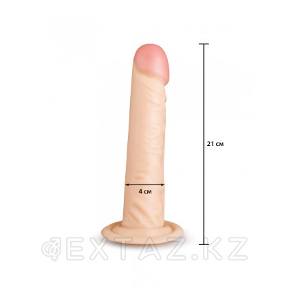 Браззерс - фаллоимитатор с присоской, 21х4 см Телесный от sex shop Extaz фото 7