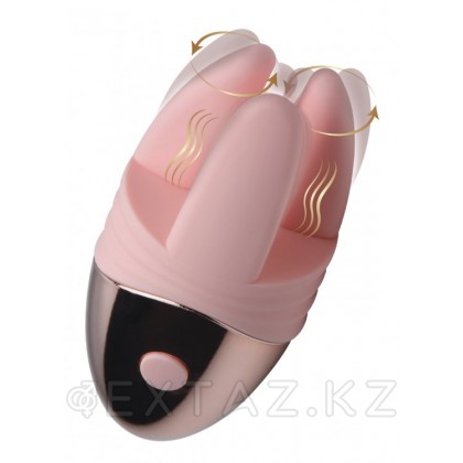 Inmi Vibrassage Caress Vibrating Clit Teaser - клиторальный массажер, 9.1 см Розовый от sex shop Extaz фото 4