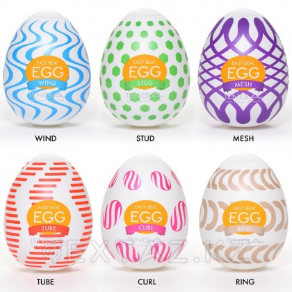 Tenga Wonder Wind - Мастурбатор-яйцо из новой коллекции, 6.1х4.9 см Белый от sex shop Extaz фото 3