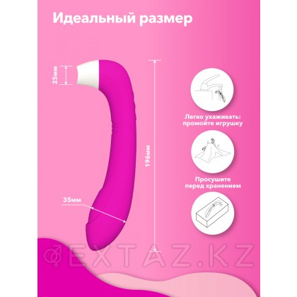 Мистер Факер Snello - клиторальная лизалка с вибрацией, 19.6х3.5 см Фиолетовый от sex shop Extaz фото 15