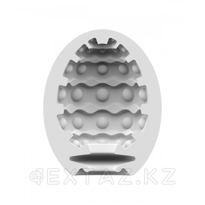 Satisfyer Egg Single Bubble - инновационный влажный мастурбатор-яйцо, 7х5.5 см Белый от sex shop Extaz фото 2