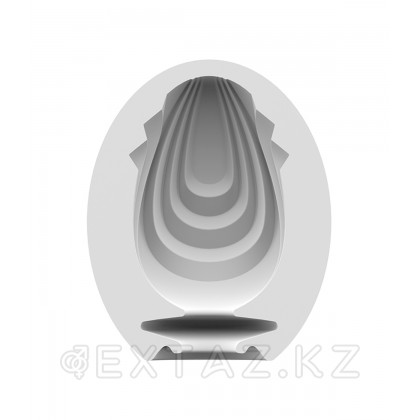 Satisfyer Egg Single Savage - инновационный влажный мастурбатор-яйцо, 7х5.5 см Белый от sex shop Extaz фото 2