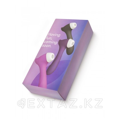Мистер Факер Joy - клиторальная сосалка с вибрацией, 18.9х8.5 см Розовый от sex shop Extaz фото 2