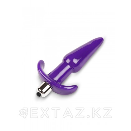 Браззерс - анатомическая анальная пробка, 14х3 см Фиолетовый от sex shop Extaz фото 2