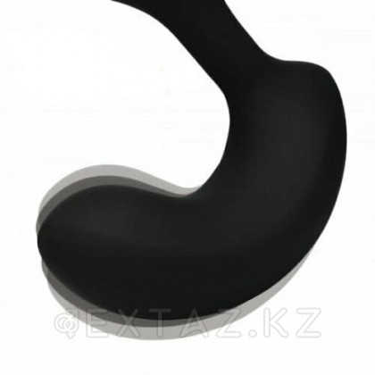10X P-Flexer Prostate Stimulating Anal Butt Plug - анальный стимулятор, 13.7х3.8 см. Черный от sex shop Extaz фото 3