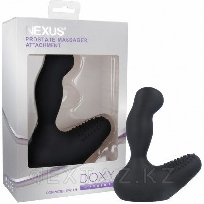 Doxy Number 3 Prostate Stimulator Attachment - насадка для массажа простаты, 15.3х3.7см Черный от sex shop Extaz фото 4