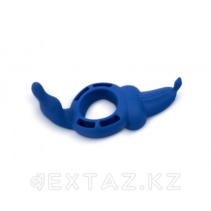 Браззерс - интересное кольцо на член, 14х3 см. Синий от sex shop Extaz фото 3