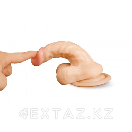 Браззерс - реалистичный фаллоимитатор с крупной мошонкой, 17х3.5 см Телесный от sex shop Extaz фото 6