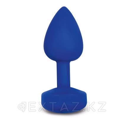 Маленькая дизайнерская анальная пробка с вибрацией Gvibe Gplug 8 см (ex. Fun Toys) Ярко-синий от sex shop Extaz фото 10