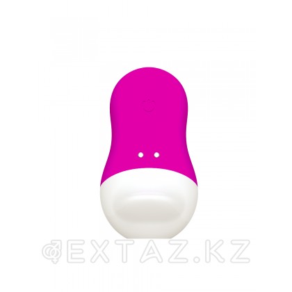 Мистер Факер Pinguino - лизалка+сосалка 2в1, 9.4x6.2 см Розовый от sex shop Extaz фото 2