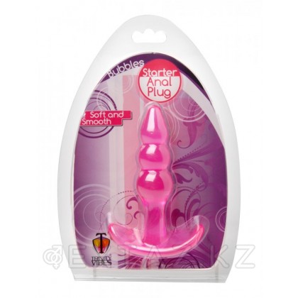Анальная пробка Bubbles Bumpy Starter, 11 см - Trinity Vibes Розовый от sex shop Extaz фото 2