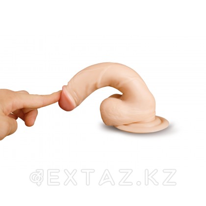 Браззерс - реалистичный фаллоимитатор на присоске, 20х3.5 см Телесный от sex shop Extaz фото 5