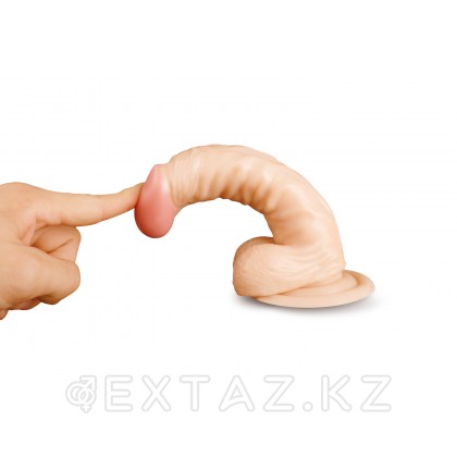Браззерс - реалистичный фаллоимитатор с присоской, 20х3.5 см Телесный от sex shop Extaz фото 4