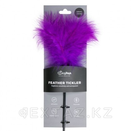 Easytoys Feather tickler - щекоталка для тиклинга Фиолетовый от sex shop Extaz фото 2
