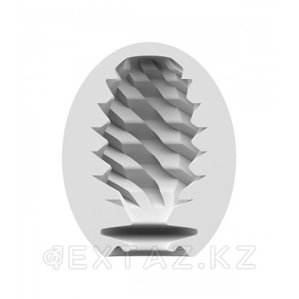 Satisfyer Egg Single Fierce - инновационный влажный мастурбатор-яйцо, 7х5.5 см Белый от sex shop Extaz фото 2
