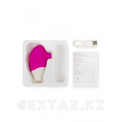 Мистер Факер Jubie - лизалка+сосалка 2в1, 8.7x5.3 см Розовый от sex shop Extaz фото 6