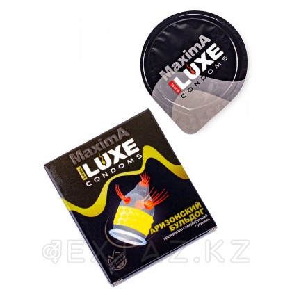 Luxe Maxima №1 Аризонский Бульдог - презервативы с усиками, 18 см от sex shop Extaz фото 3