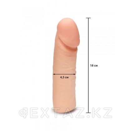 Насадка-фаллос 18 см - Пикантные Штучки Телесный от sex shop Extaz фото 5