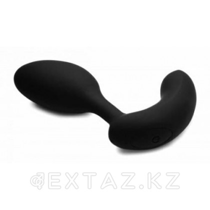 10X P-Flexer Prostate Stimulating Anal Butt Plug - анальный стимулятор, 13.7х3.8 см. Черный от sex shop Extaz фото 6