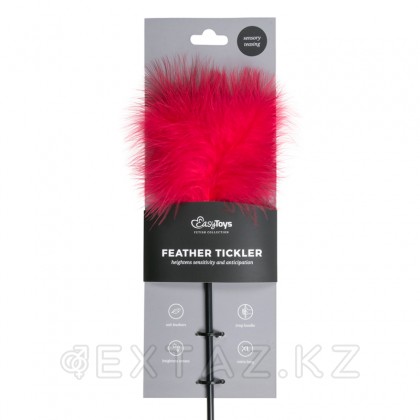 Easytoys Feather tickler - щекоталка для тиклинга Фиолетовый от sex shop Extaz фото 5