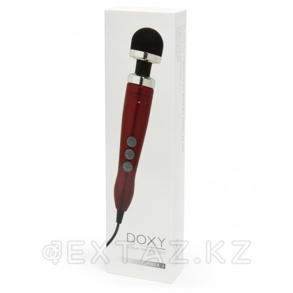 Doxy Number 3 - универсальный вибромассажёр, 28х4,5 см Красный от sex shop Extaz фото 14