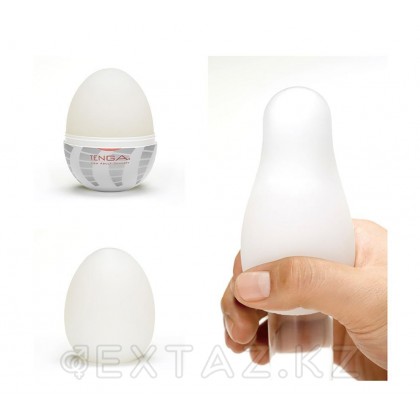Tenga Easy Beat Egg Tornado Яйцо-мастурбатор, 6х5 см Белый от sex shop Extaz фото 2