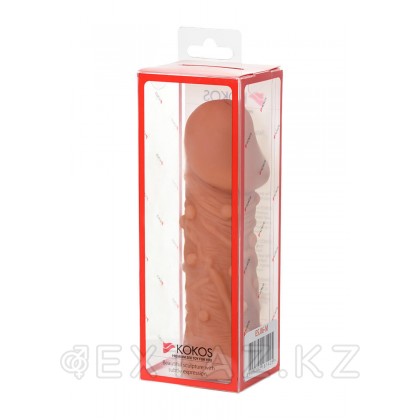 Kokos Extreme Sleeve ES-006 - насадка фаллического вида с венками и шишечками - 14,7 см. Телесный от sex shop Extaz фото 9