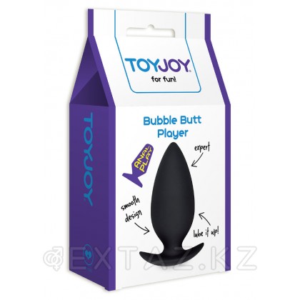 Анальная пробочка ubble Butt Player от Toy Joy, 10.5 см Черный от sex shop Extaz фото 2