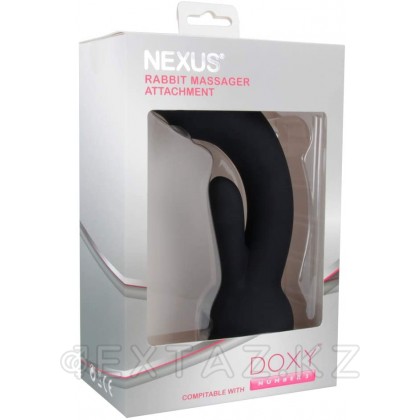 Doxy Number 3 Rabbit Vibrator Attachment - насадка для универсального массажёра, 19.3х3.7 см Черный от sex shop Extaz фото 6