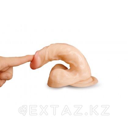 Браззерс - реалистичный фаллоимитатор на присоске, 18.5х4 см Телесный от sex shop Extaz фото 7