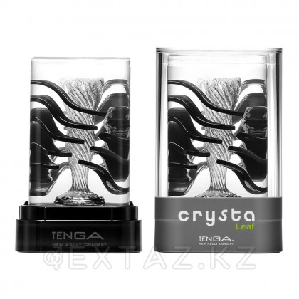 Tenga Crysta Leaf - многоразовый мастурбатор, 12х5 см Прозрачный от sex shop Extaz фото 10