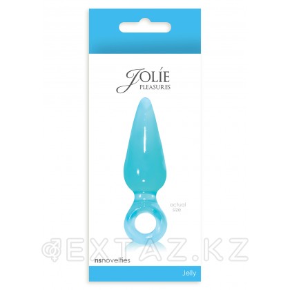 Анальная пробка Jolie Pleasures Mini, 3 см Голубой от sex shop Extaz фото 6