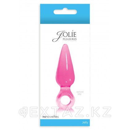 Анальная пробка Jolie Pleasures Mini, 3 см Голубой от sex shop Extaz фото 3