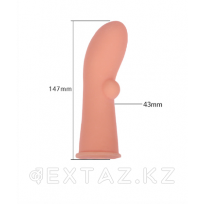 Kokos Extreme Sleeve 001 - насадка на фаллос с имитацией пирсинга - 14,7 см. Телесный от sex shop Extaz фото 5
