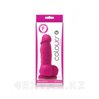 NS Novelties - Colours Pleasures 4 Dildo - фаллоимитатор на присоске, 15х3.3 см. Розовый от sex shop Extaz фото 4