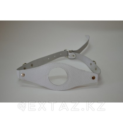 Кляп с отверстием для рта БДСМ, чёрный от sex shop Extaz фото 2