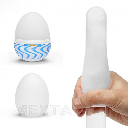 Tenga Wonder Wind - Мастурбатор-яйцо из новой коллекции, 6.1х4.9 см Белый от sex shop Extaz фото 2