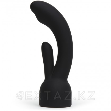 Doxy Number 3 Rabbit Vibrator Attachment - насадка для универсального массажёра, 19.3х3.7 см Черный от sex shop Extaz