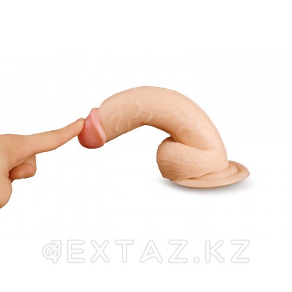 Браззерс - реалистичный фаллоимитатор с присоской, 20х4.5 см Телесный от sex shop Extaz фото 5