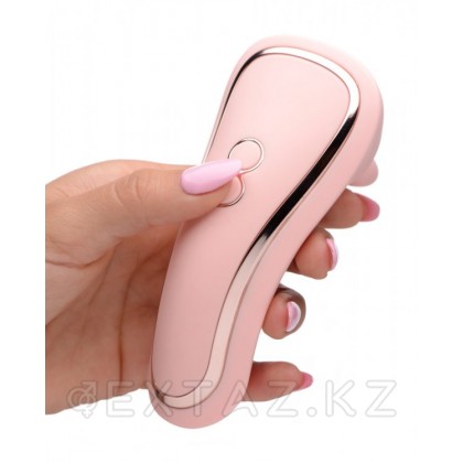 Inmi Vibrassage Fondle Vibrating Clit Massager - клиторальный массажер 12.7х5.8 см Розовый от sex shop Extaz фото 7