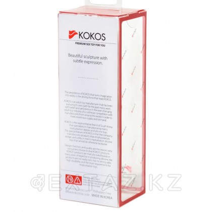 Kokos Extreme Sleeve ES-006 - насадка фаллического вида с венками и шишечками - 14,7 см. Телесный от sex shop Extaz фото 10