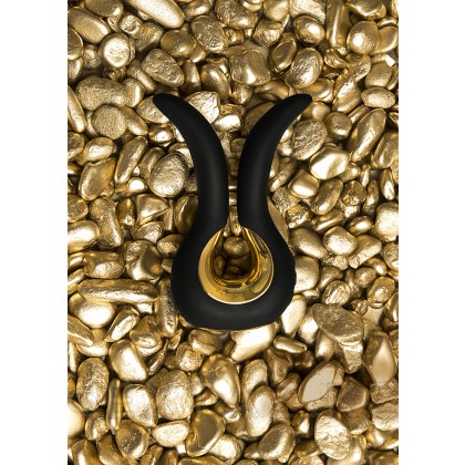 Красивый вибратор Gvibe Mini Gold, с покрытием золотом - Gvibe (FT London). Ограниченная серия! Черный от sex shop Extaz фото 12