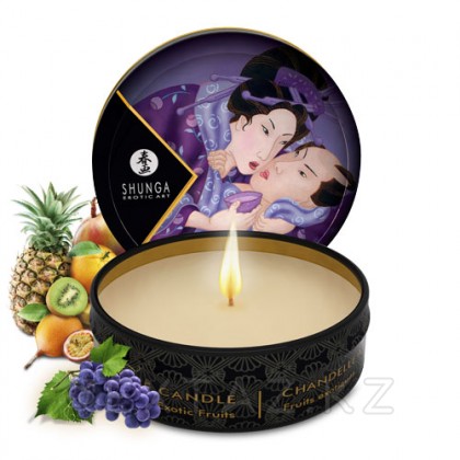 Ароматизированная массажная свечка Shunga Massage Candle, 30 мл (экзотические фрукты) от sex shop Extaz