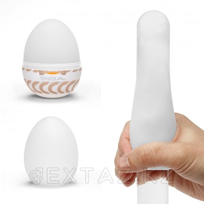 Tenga Wonder Ring - Мастурбатор-яйцо из новой коллекции, 6.1х4.9 см Белый от sex shop Extaz фото 2
